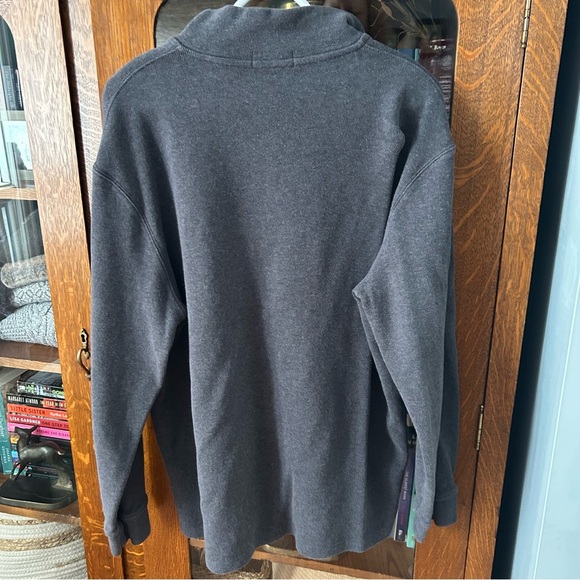Polo Ralph Lauren Men's Charcoal Zip-Up Sweater/ Sweatshirt - Picture 8 of 14